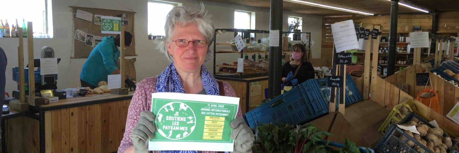 Le comptoir La Botte Paysanne à Sivry.