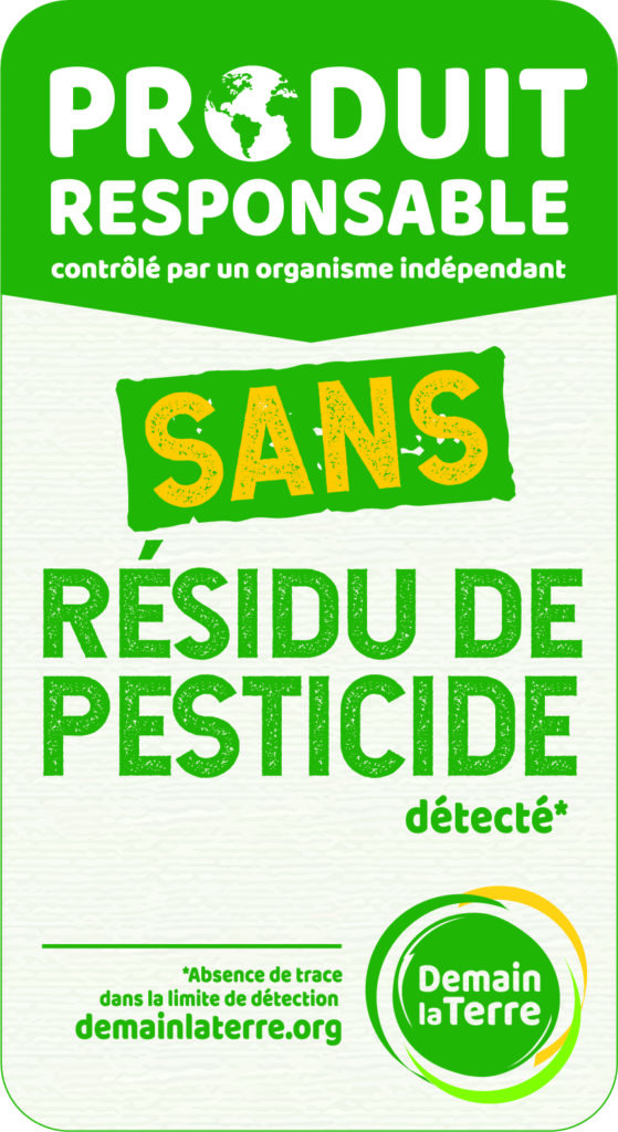 Sans résidu de pesticides