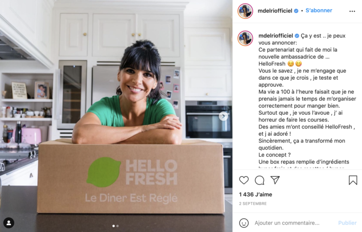 Entre Apaq-W et HelloFresh, le grand écart de Maria Del Rio