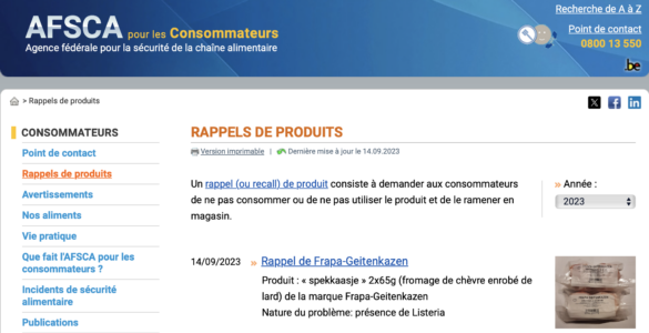 Pesticide AFSCA