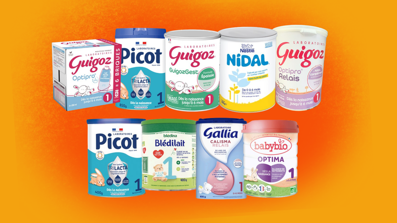 Laits pour bébés Foodwatch